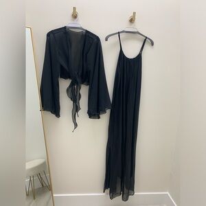 Gigi Moda dress with sheer jacket